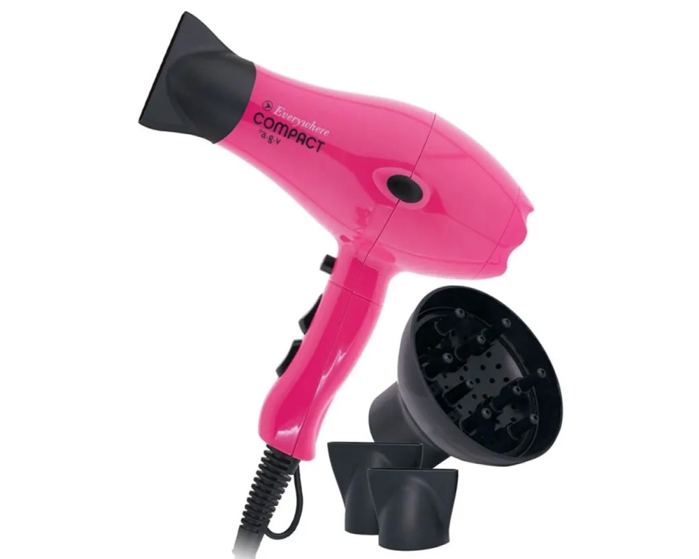 Agv secador Everywhere Compact Rosa