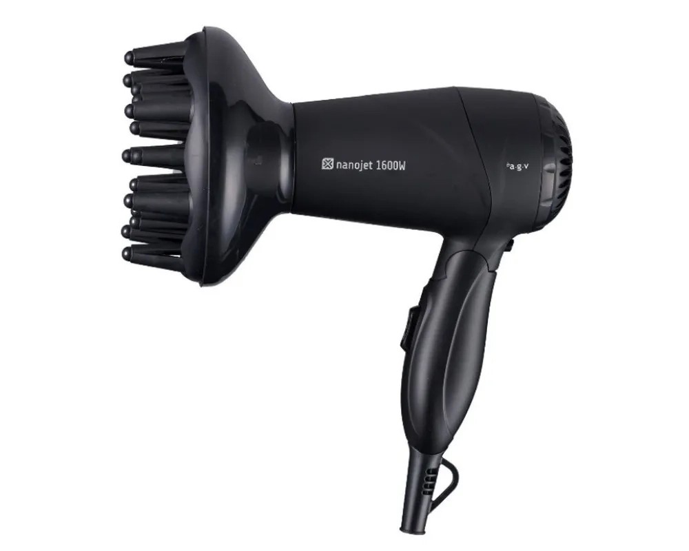 Agv Secador de viaje plegable Nanojet 1600W con Difusor