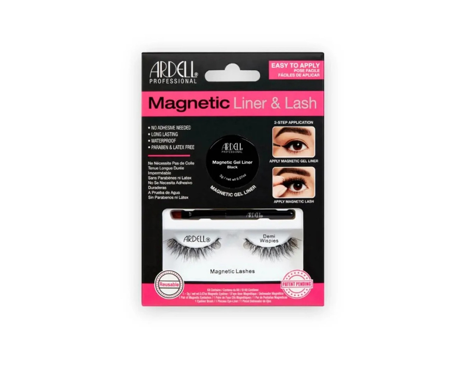 Ardell Kit Magnetic Liner & Lash pestañas postizas magnéticas demi wispies