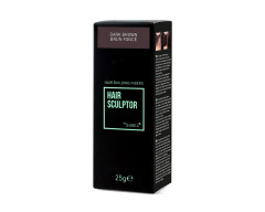 Hair Sculptor fibras capilares color marrón oscuro 25g