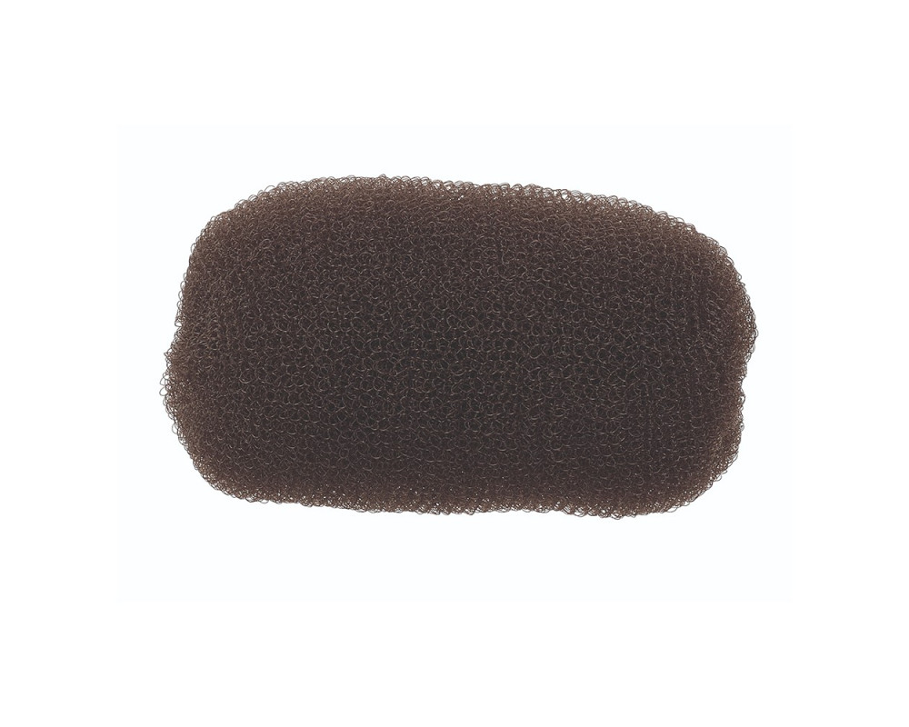 Sibel relleno moño nylon Grace castaño 13cm