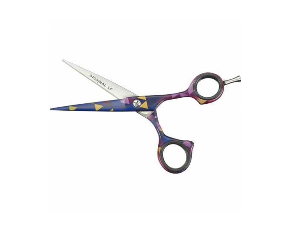 Original Tijera de corte concava 5.5" metaverso triangulos