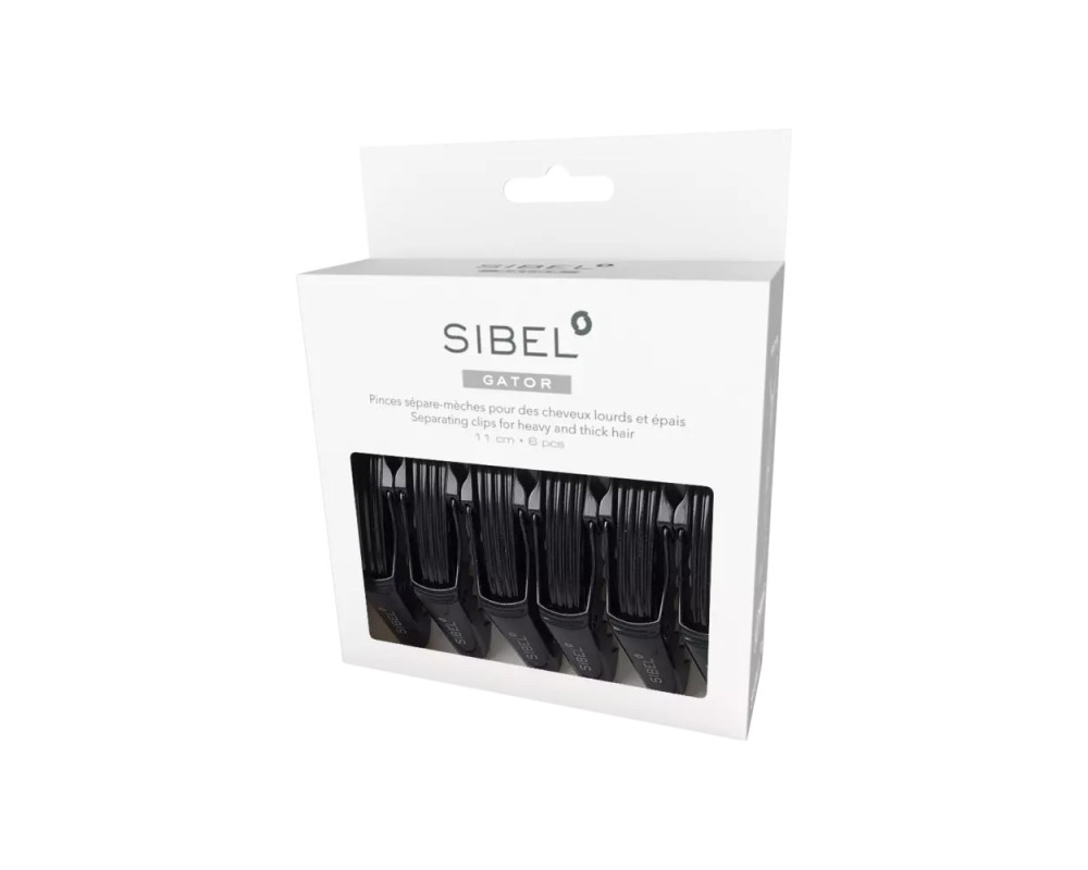 Sibel pinza pico pato robocot negra 11 cms 6 uds