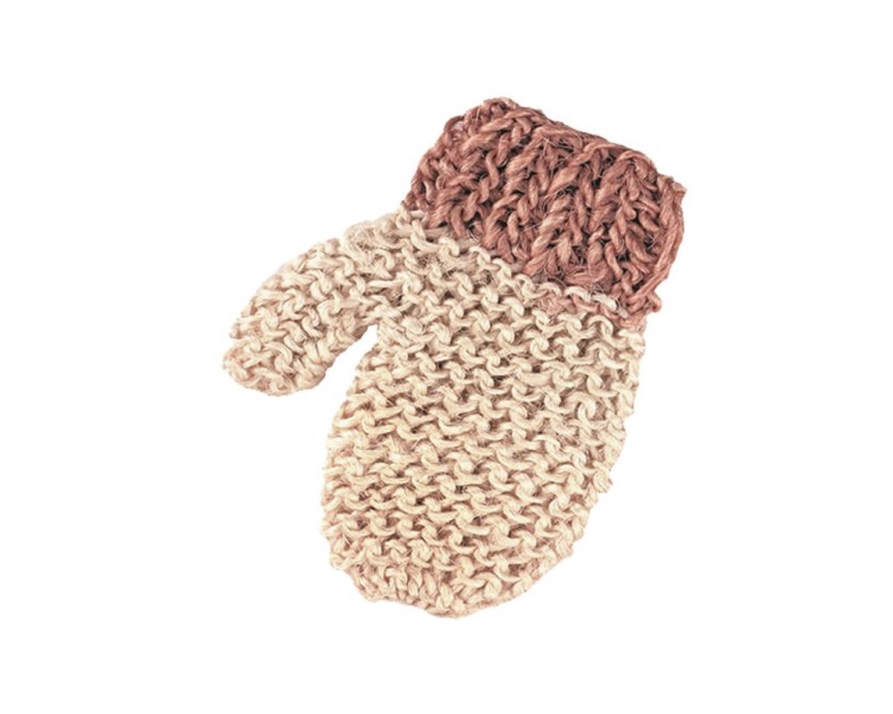 Walkiria Guante sisal tricotado a mano Ref: 10105