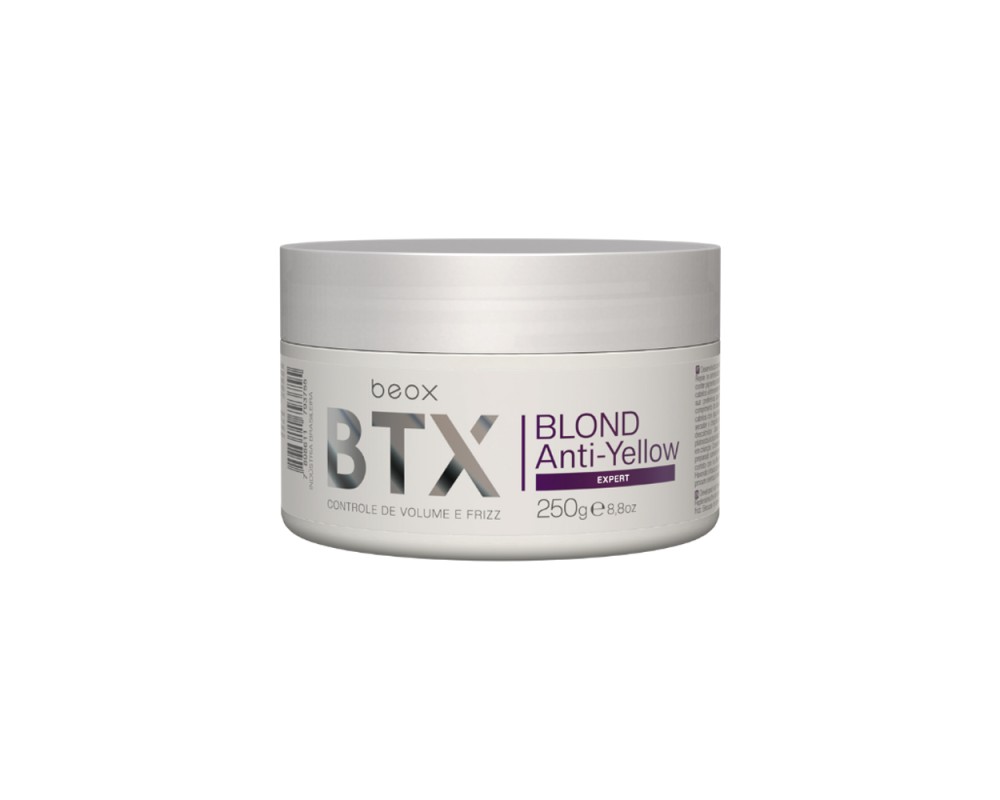 Beox Mascarilla Capilar BTX Anti Yellow  Volume & Frizz 250 ml