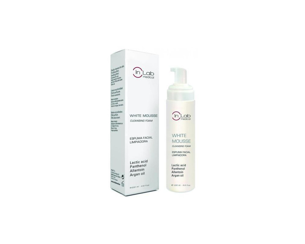 In Lab White Mousse espuma facial limpiadora 200ml