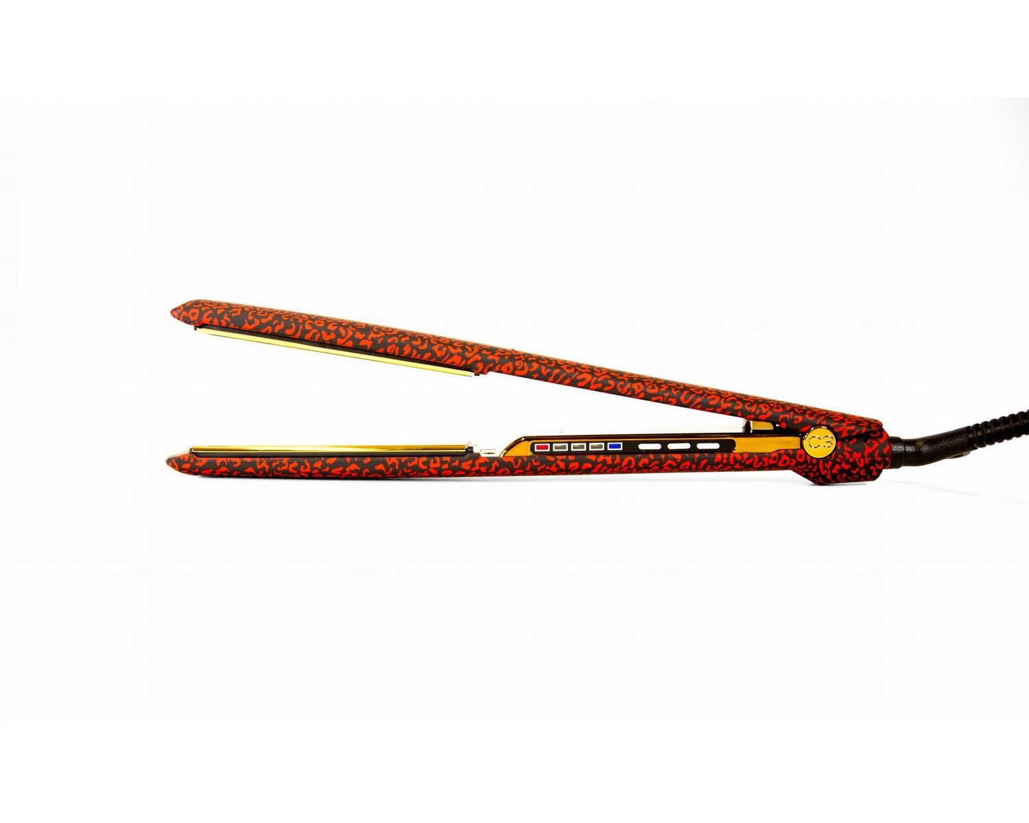 Kit Corioliss Plancha de pelo C3 Red Leopard + Cepillo Hot Brush Red Leopard