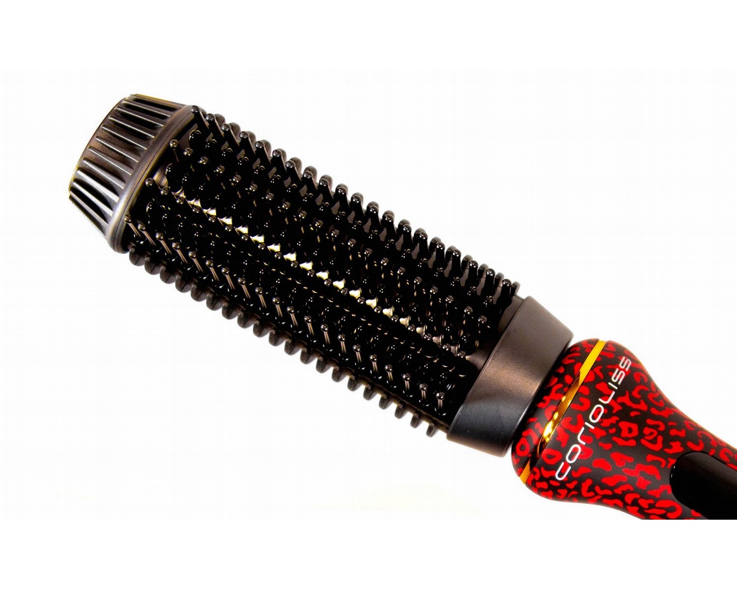 Kit Corioliss Plancha de pelo C3 Red Leopard + Cepillo Hot Brush Red Leopard