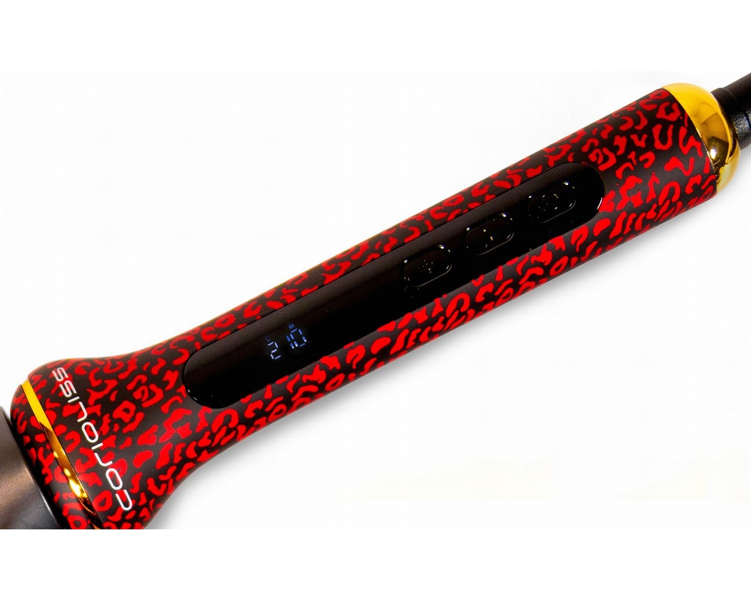 Kit Corioliss Plancha de pelo C3 Red Leopard + Cepillo Hot Brush Red Leopard