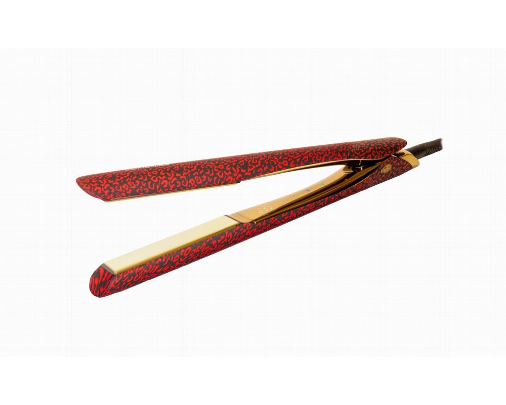 Kit Corioliss Plancha de pelo C5 Red Leopard + Secador Wind Red Leopard