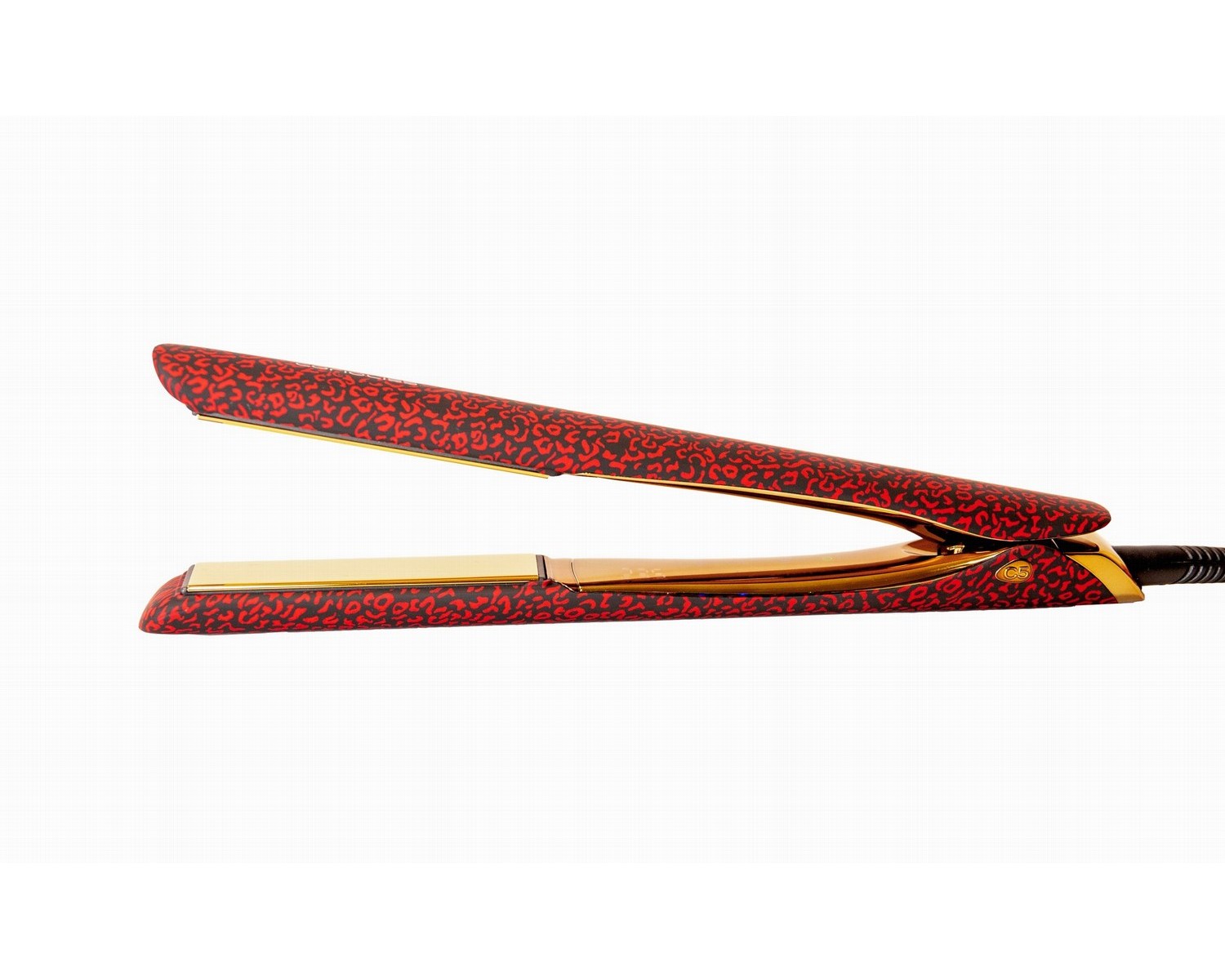 Kit Corioliss Plancha de pelo C5 Red Leopard + Secador Wind Red Leopard