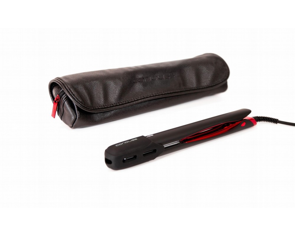 Kit Corioliss Plancha de pelo C5 Black Red  + Secador Wind Black Red
