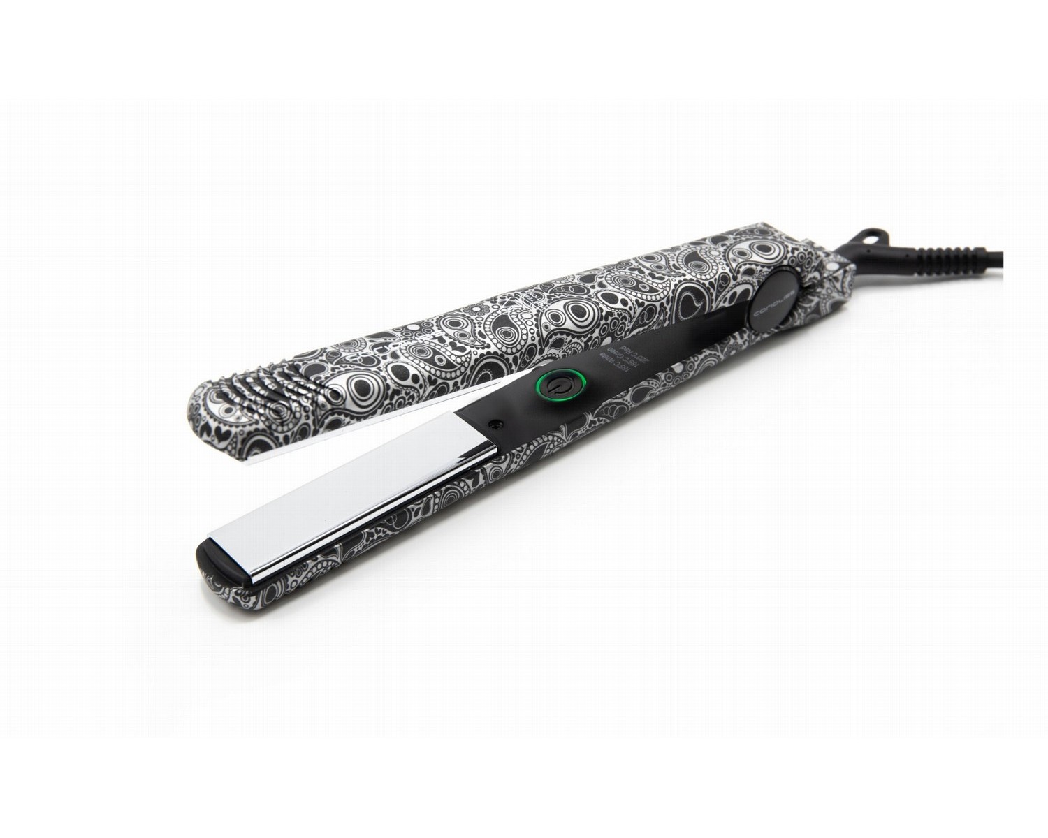 Corioliss plancha de pelo C-Style silver paisley soft touch + paddle