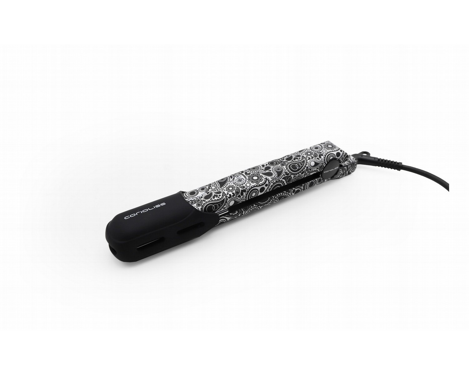Corioliss plancha de pelo C-Style silver paisley soft touch + paddle