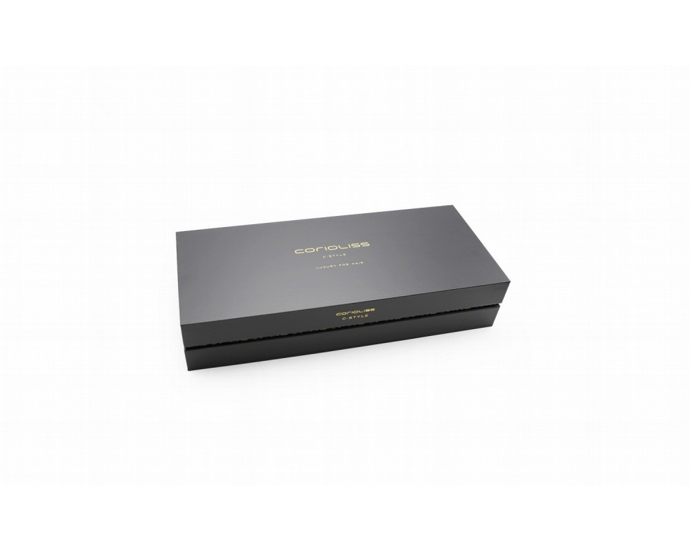 Corioliss plancha de pelo C-Style gold leopard soft touch + paddle