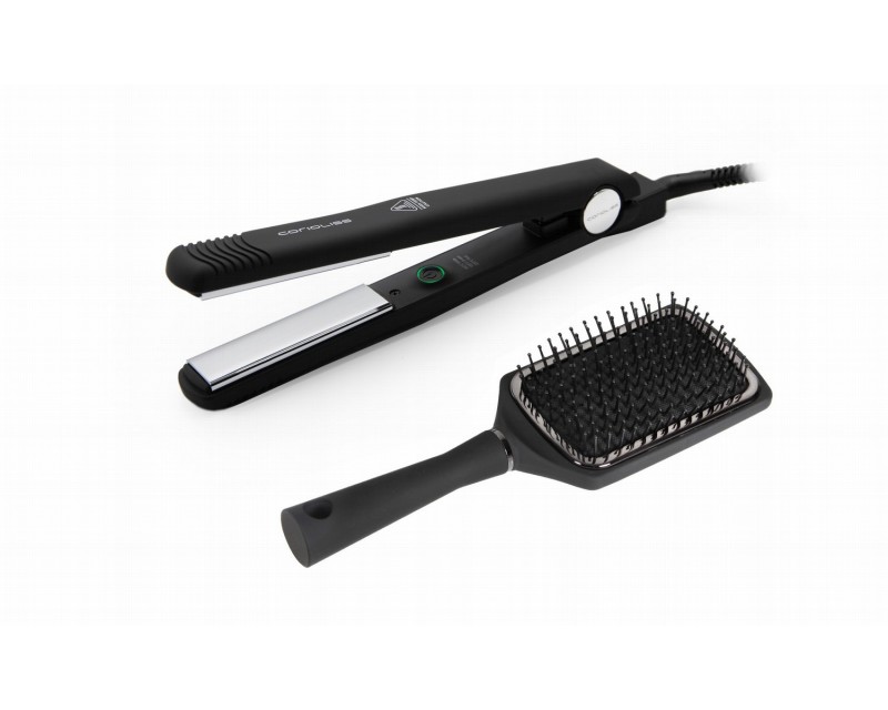 Corioliss plancha de pelo C-Style black soft touch + paddle