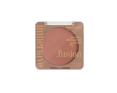 Andreia Immersive Fusion 01 Bronze pink glow finish Colorete en polvo
