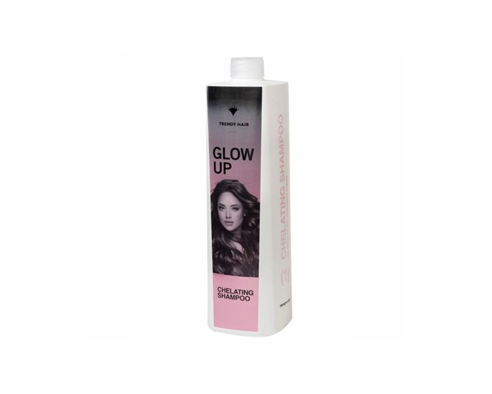 Trendy hair Glow Up Champú Chelating Limpia y Prepara 1000 ml