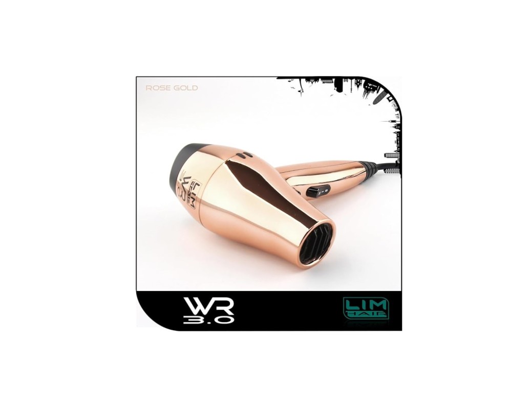 Lim Hair Secador de viaje WR 3.0. rose gold