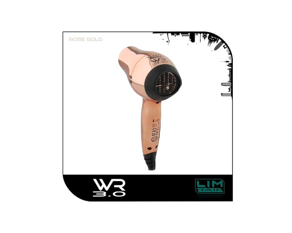 Lim Hair Secador de viaje WR 3.0. rose gold