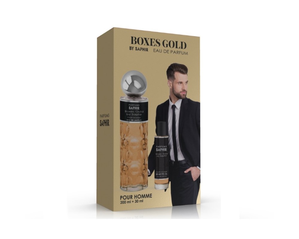 Saphir Men Mini Duplo Boxes Gold By Saphir  200ml +30 ml