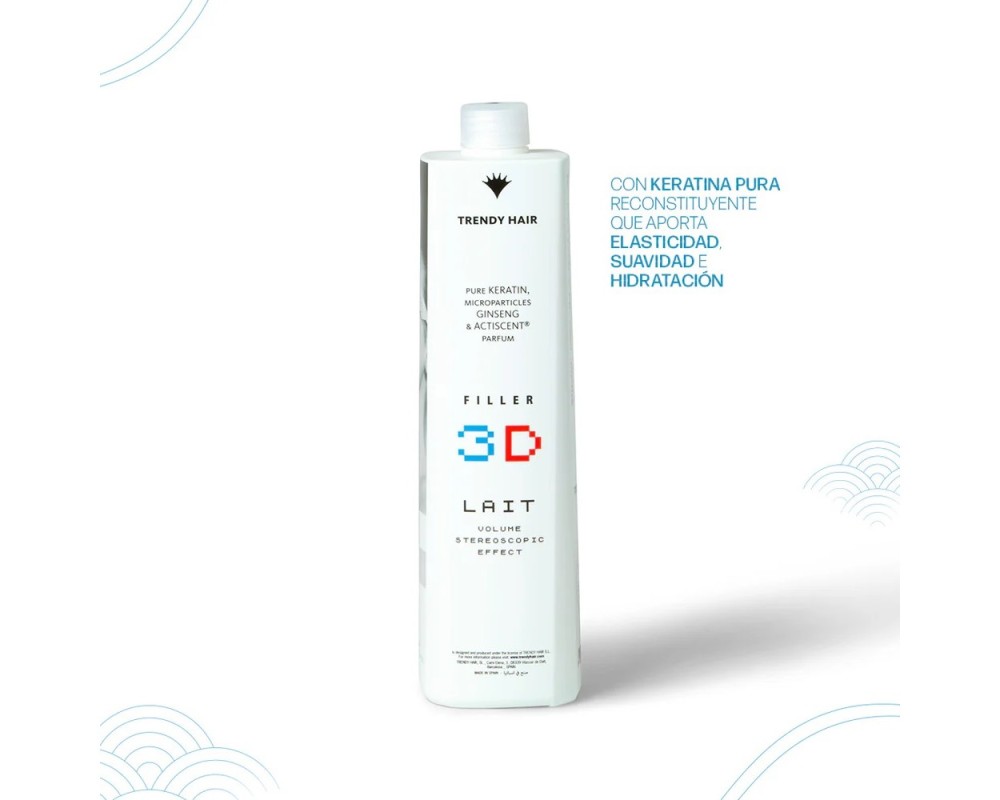 Trendy Hair Lait Filler 3D Volume Acondicionador Volumen y Densidad 300 ml