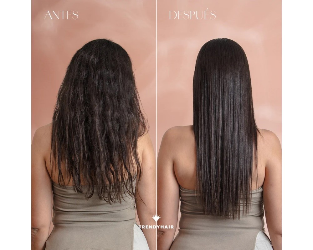 Trendy hair Glow Up Mascarilla Lamination Crema Restaura Estructura Aporta Proteinas 1000 ml