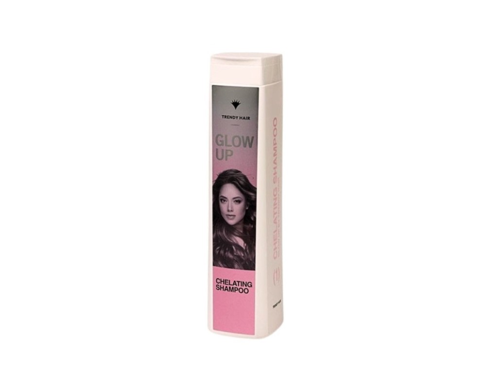 Trendy hair Glow Up Champú Chelating Limpia y Prepara 300 ml