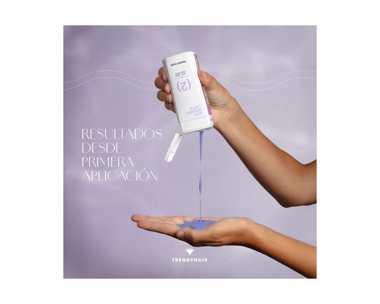 Trendy hair Spanish Latte Iced Crema Para Alisar El Cabello 100 ml