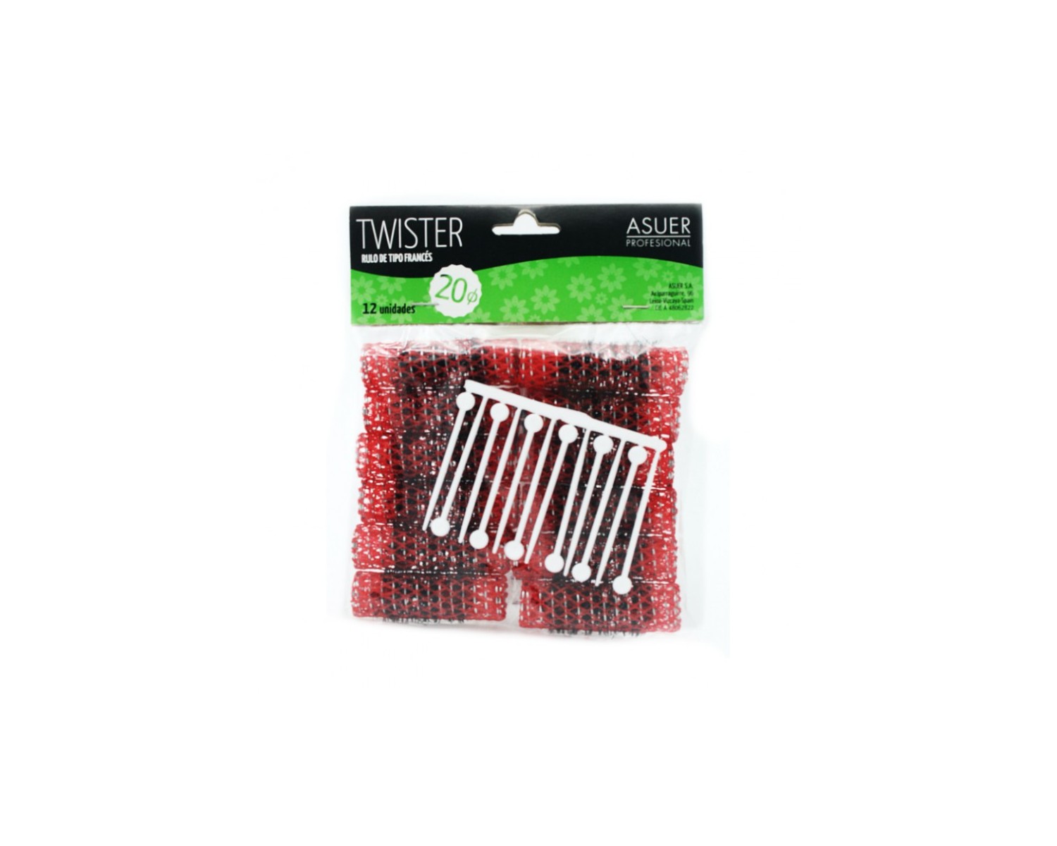 Twister Rulo Frances 30mm 12 uds.