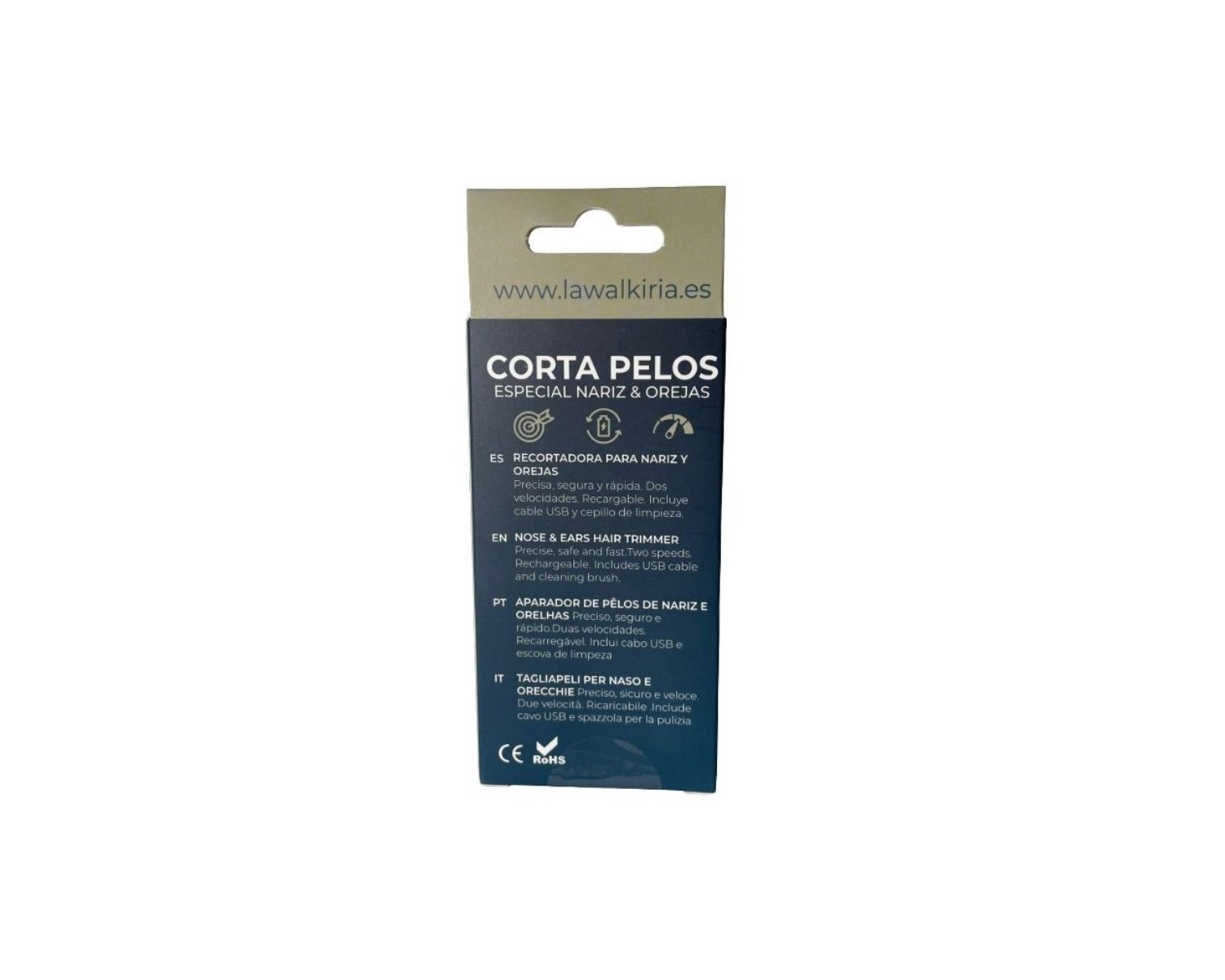Walkiria Corta pelo nariz y orejas 1166