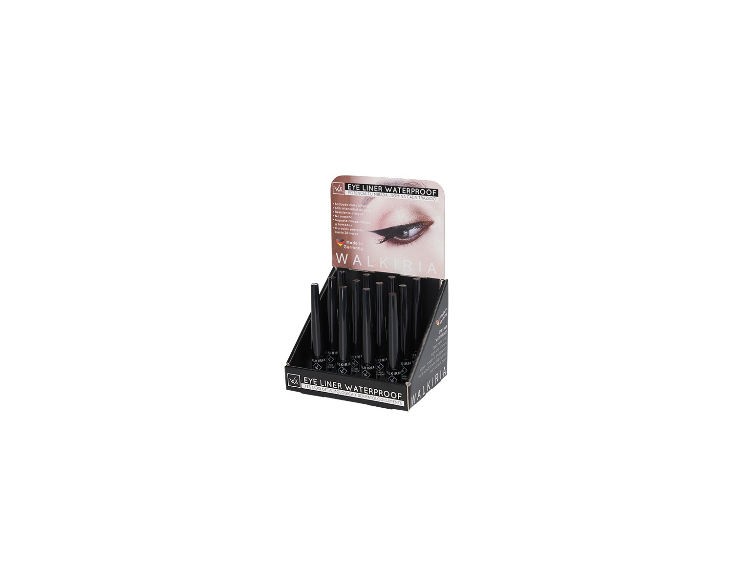Walkiria Eyeliner waterproof negro Ref: 367