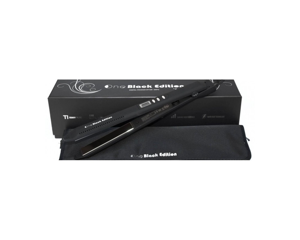 Agv plancha de pelo Titanium digital One Black edit