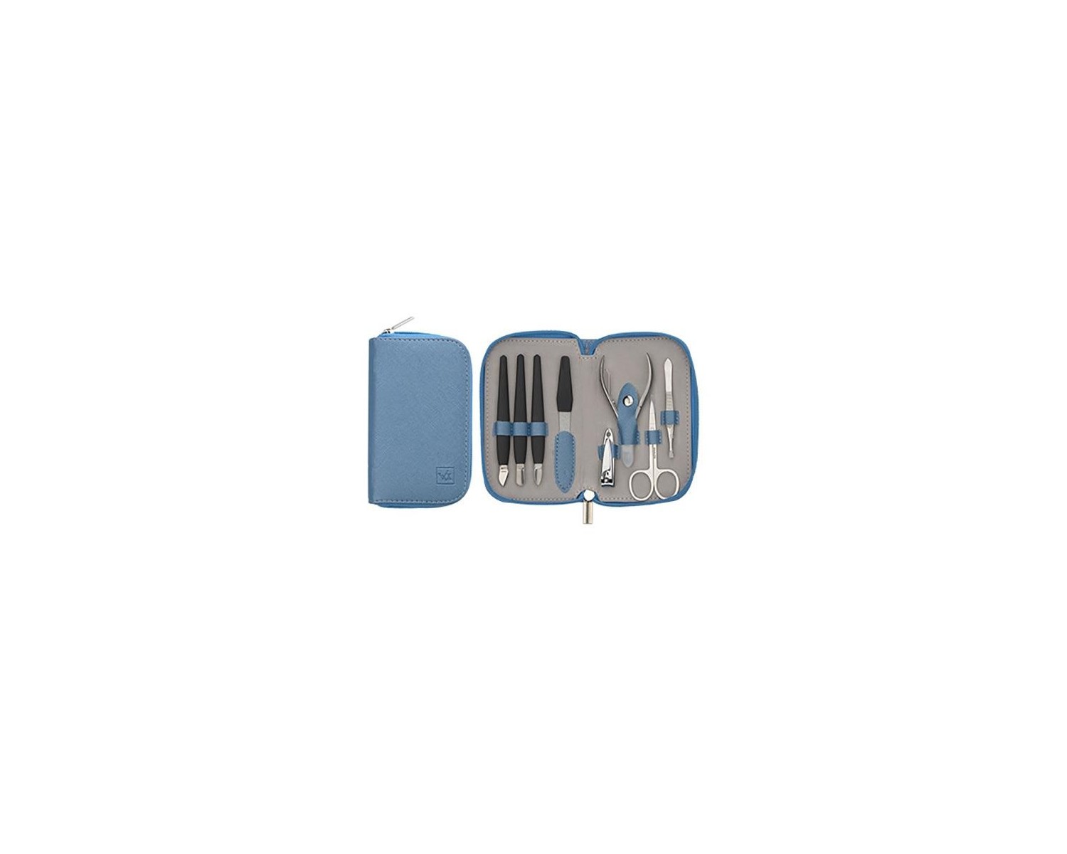 Walkiria Estuche de manicura azul metal Ref.519