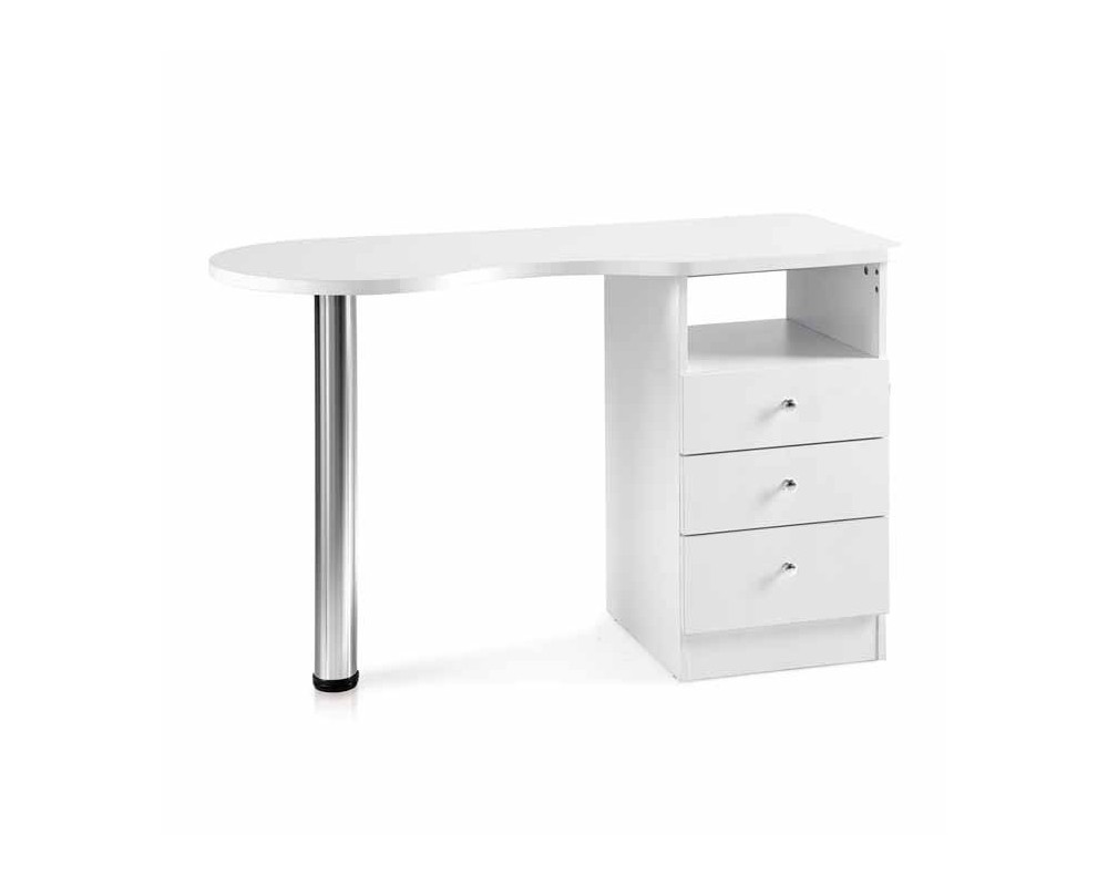 Mesa manicura en madera blanca Eurostil 03934