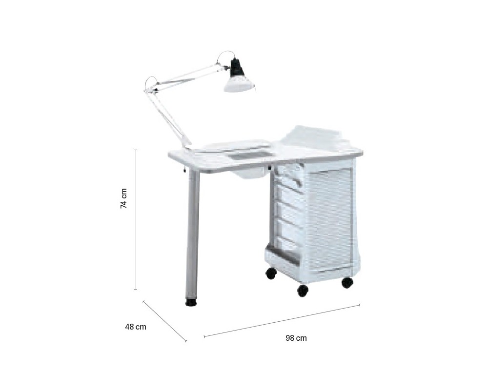 Mesa manicura con aspiración Eurostil 03067