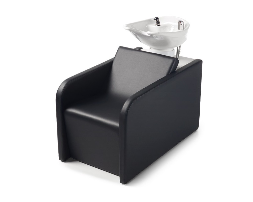 Lavacabezas estructura en acero y madera Eurostil Neptuno