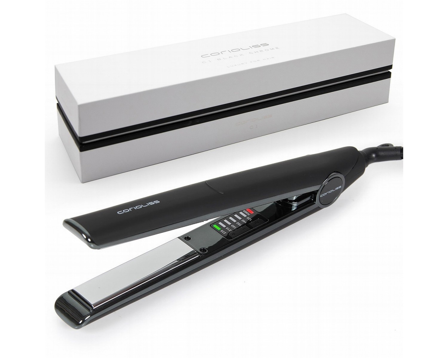 Corioliss C1 Black Chrome plancha de pelo