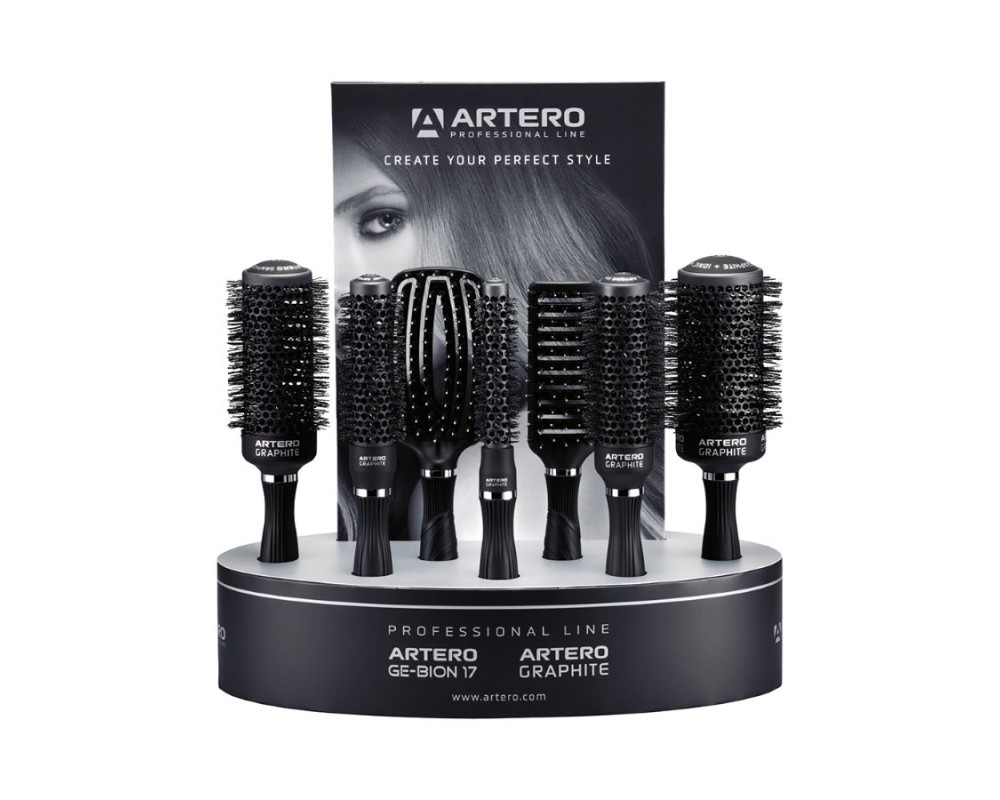 Expositor Con 7 Cepillos Incluidos Ge-Bion y Graphite