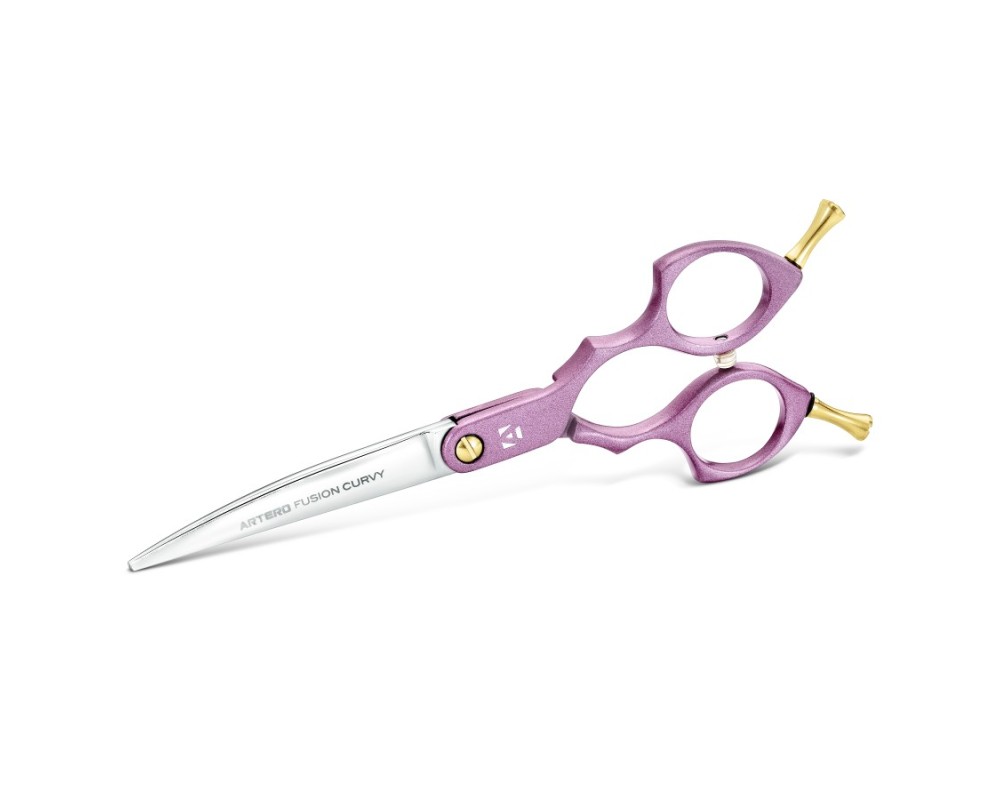Artero Tijera Fusion Curvy Pink 6"