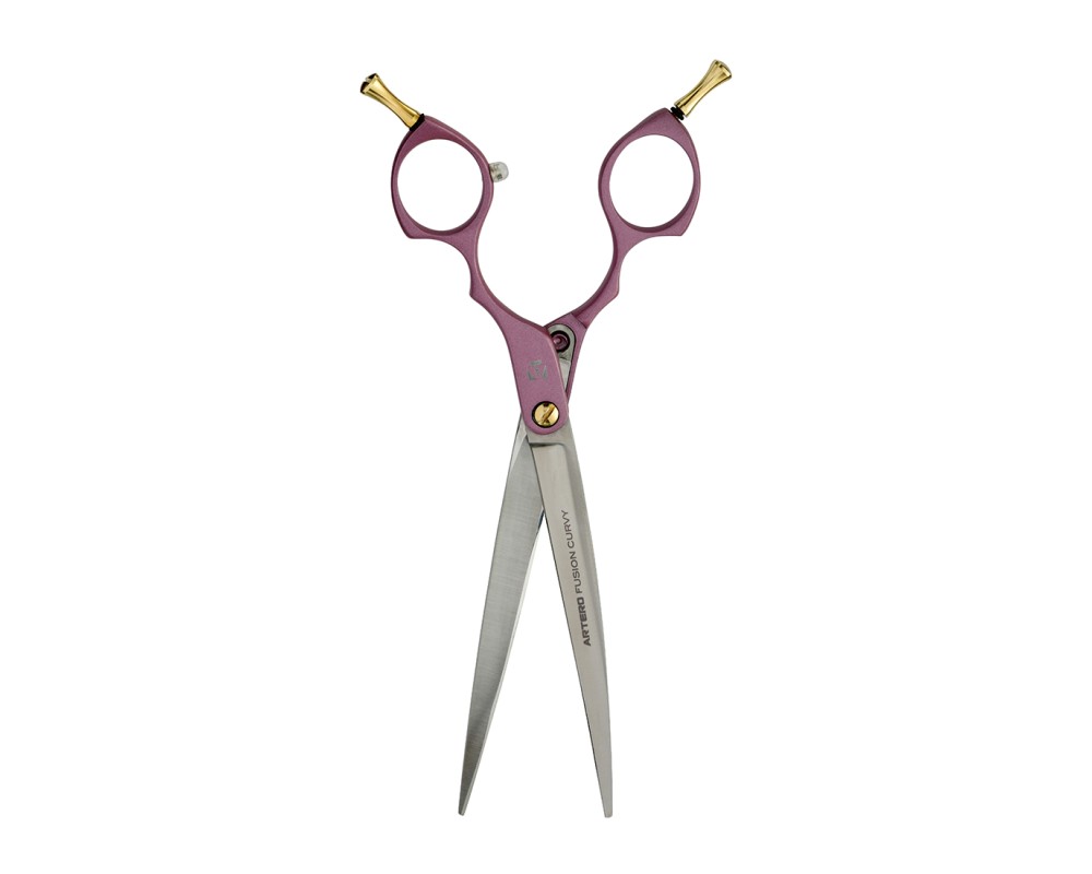Artero Tijera Fusion Curvy Pink 7"