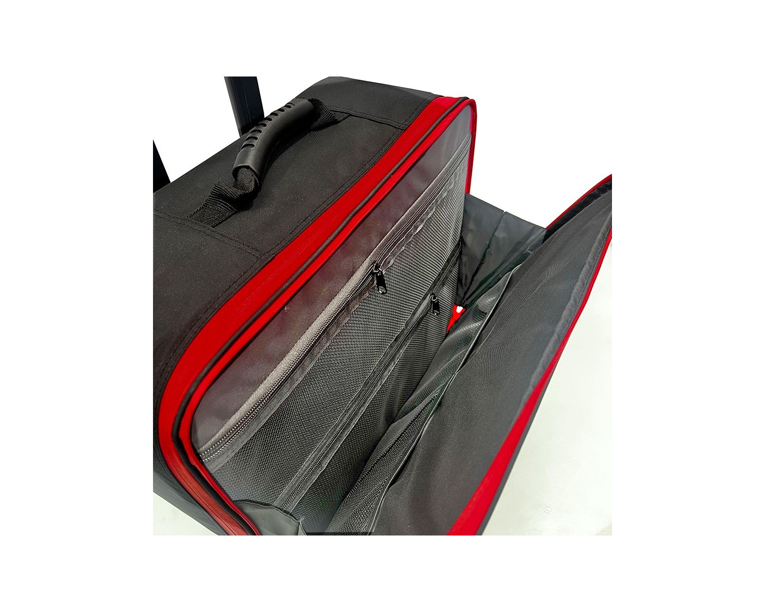 Artero Maleta Pandora Con Ruedas Negra Roja