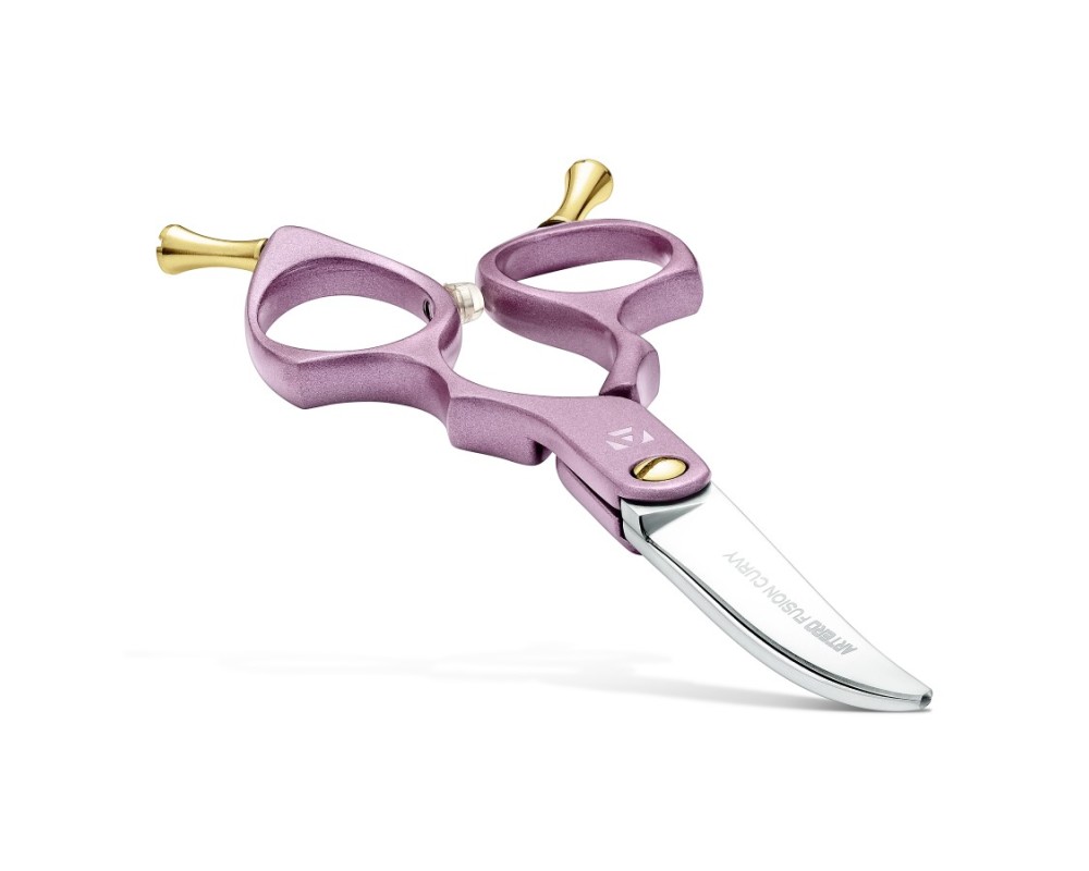 Artero Tijera Fusion Curvy Pink 6"