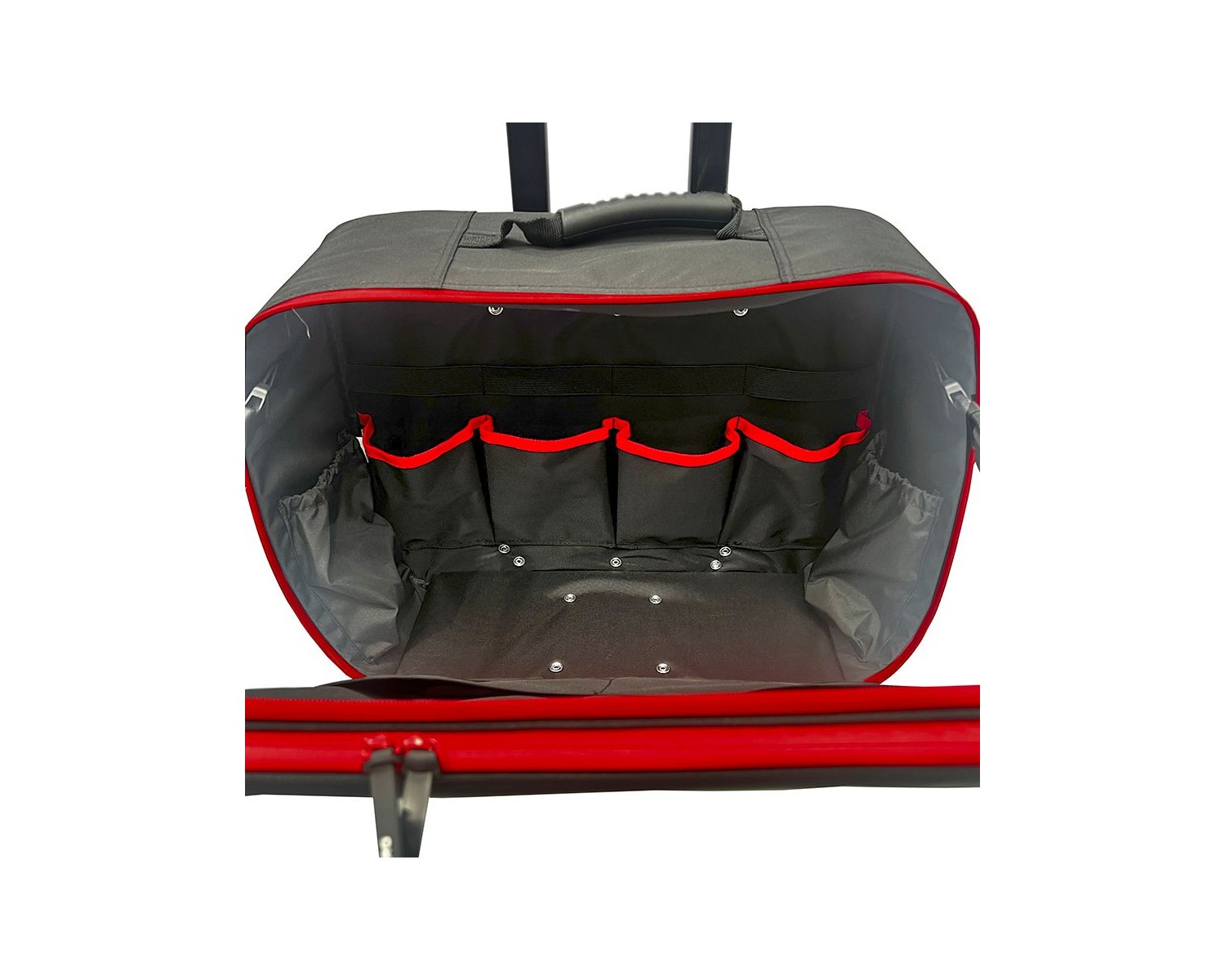 Artero Maleta Pandora Con Ruedas Negra Roja