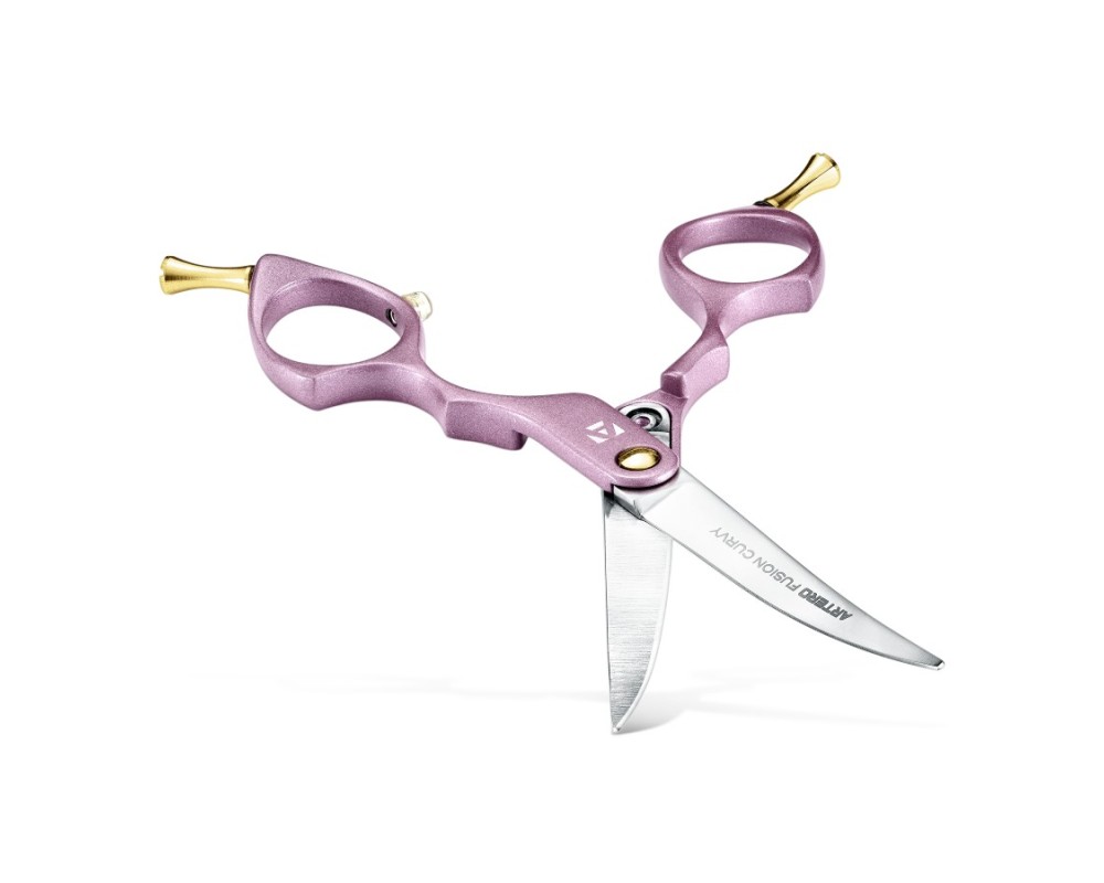 Artero Tijera Fusion Curvy Pink 6"