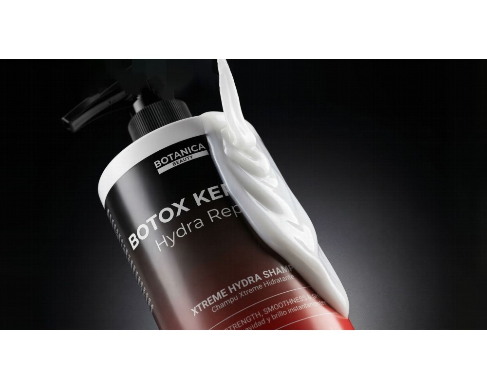 Botanica Botox Keratin Champú Xtreme Hydra Repair con Ácido Hialurónico 300 ml