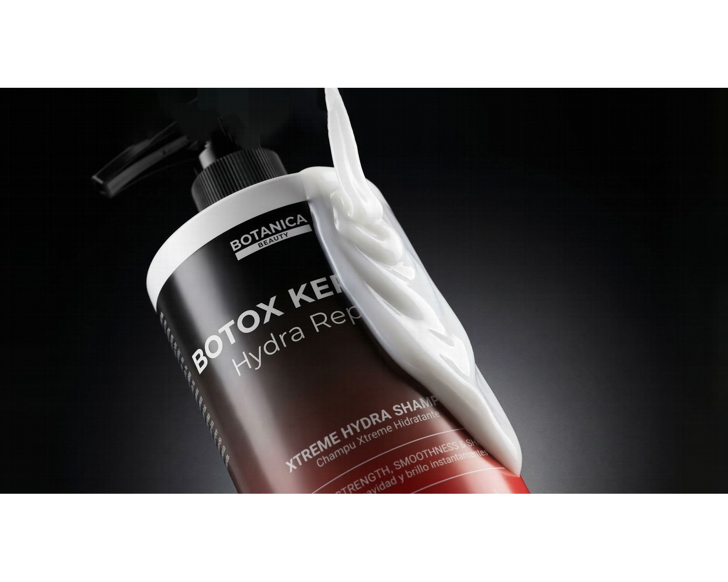 Botanica Botox Keratin Champú Xtreme Hydra Repair con Ácido Hialurónico 300 ml