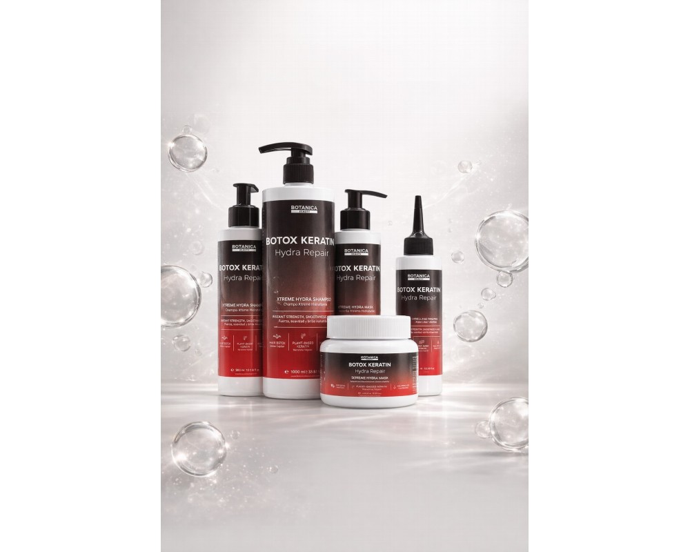 Botanica Botox Keratin Mascarilla Xtreme Hydra Repair con Ácido Hialurónico 300 ml