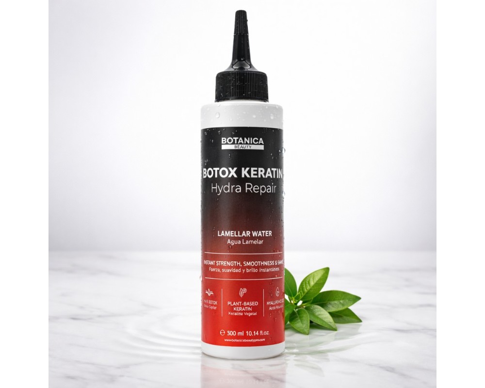 Botanica Botox Keratin Lamelar Water Hydra Repair acondicionador con ácido hialurónico 300 ml