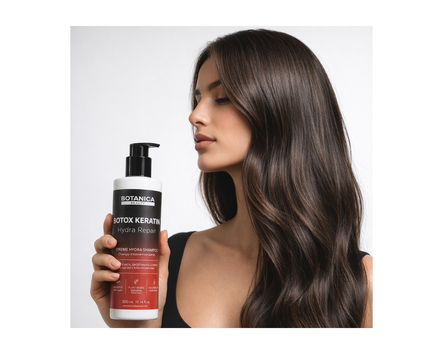Botanica Botox Keratin Champú Xtreme Hydra Repair con Ácido Hialurónico 1000 ml